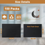 Silunkia 100 Packs Black Blank Greeting Cards - Image 2