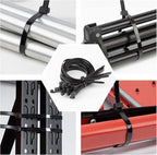 XINGO 12 inch White Zip Ties Heavy Duty 100 PCS, 200 LBS Ultra Strong Plastic - Image 6