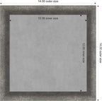 Amanti Art Grey Framed Magnetic Board 14x14 X-Small Vision Board - Image 4