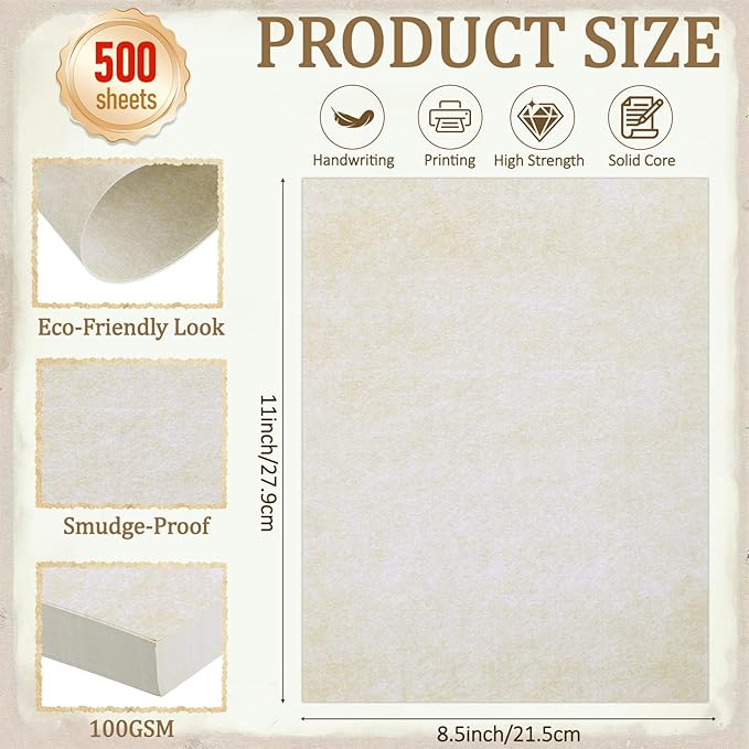 Tosstuki 500 Sheets Parchment Paper - Image 2
