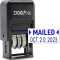 ZIGEL D50 Date Stamp with MAILED by ZIGEL
