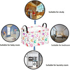 FUULOXE Storage Bin for Shelves Rectangle Closet Baskets Foldable Box - Image 7