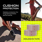 Pebbos Moleskin Tape – 1in x 16ft – Anti-Friction Cushioning Tape | - Image 4