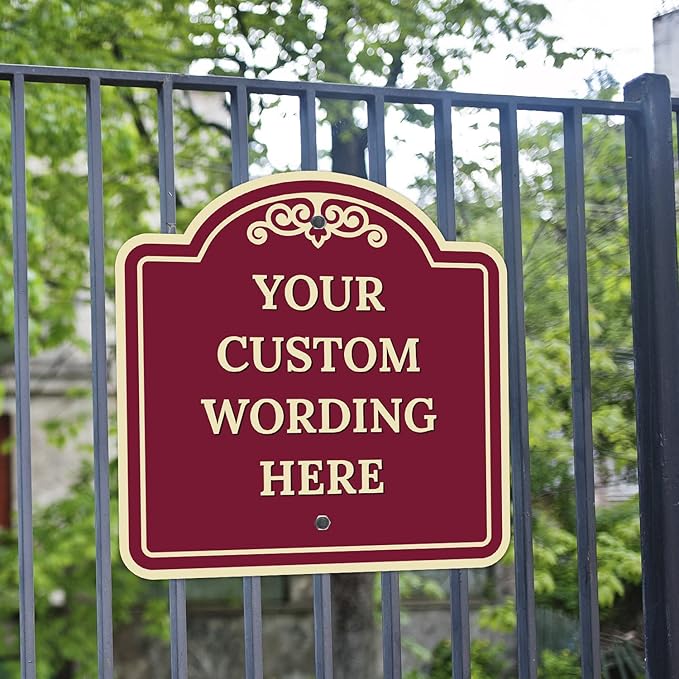 Custom Decorative Sign, Personalized Metal Sign - Image 4
