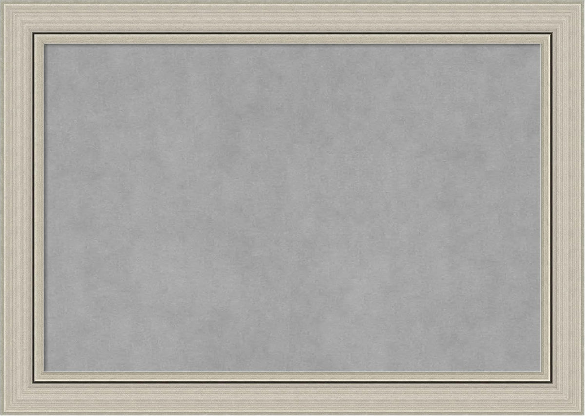 Amanti Art Silver Framed Magnetic Board 20x28 Medium Vision Board