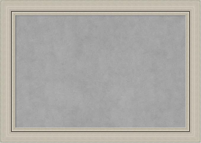 Amanti Art Silver Framed Magnetic Board 20x28 Medium Vision Board by AmantiArt