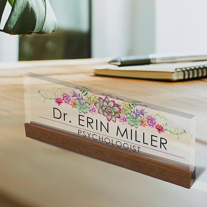Artblox Office Personalized Name Plate - Image 2