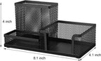 comix 6 packs mesh pen holder, desk organizer, close-up detail