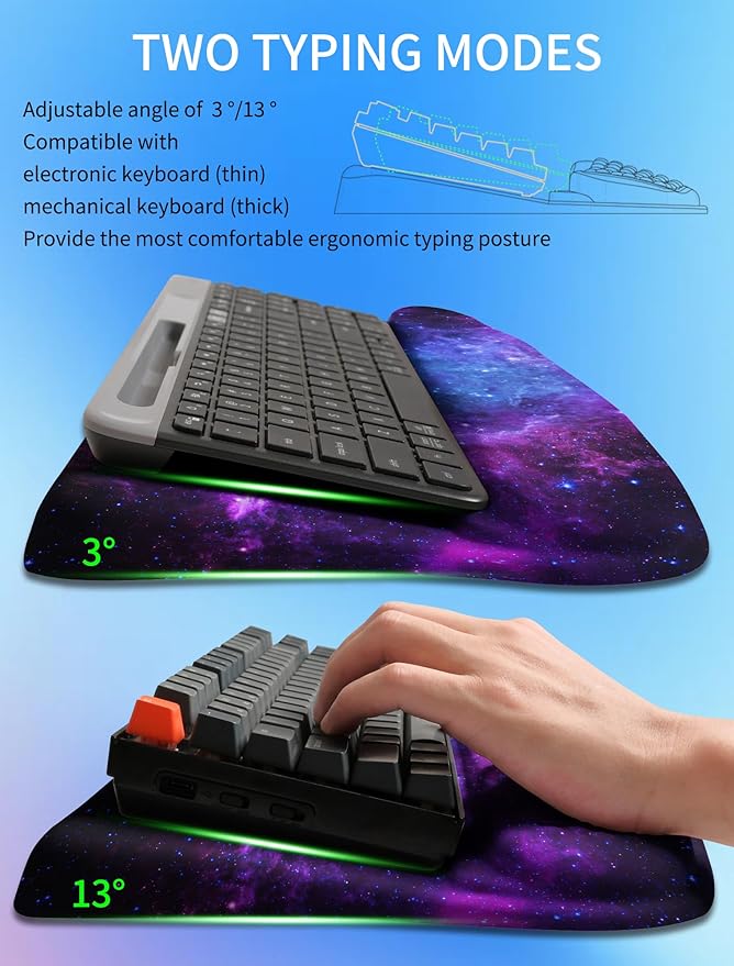 KUOSGM Ergonomic Wave Wrist Rest - Image 2