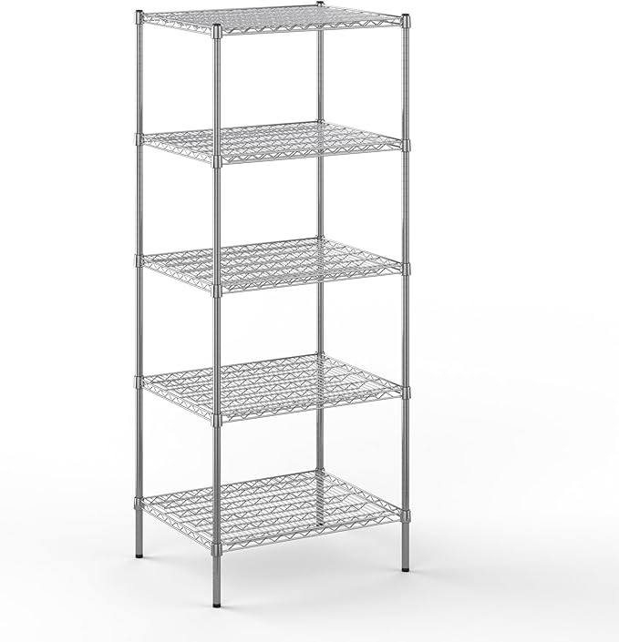 Regal Altair 24" Deep x 30" Wide x 74" Height Wire Shelving Kit | 5-Tier | NSF by Regal+Altair