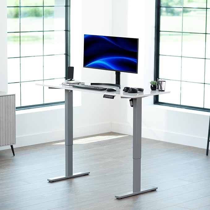 VIVO Electric Dry Erase 60 x 24 in Standing Desk, Memory Height Adjustment - Image 2
