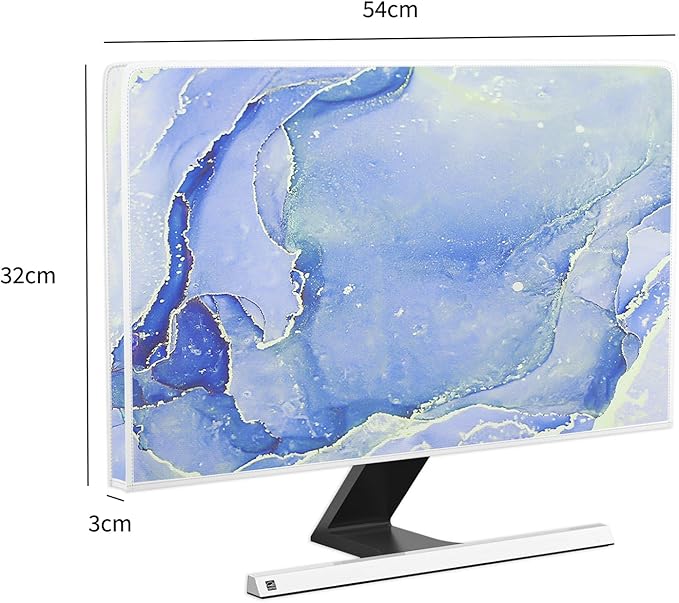 Baocicco Modern Violet Marble Waterproof Computer Monitor Dust Cover - Image 5