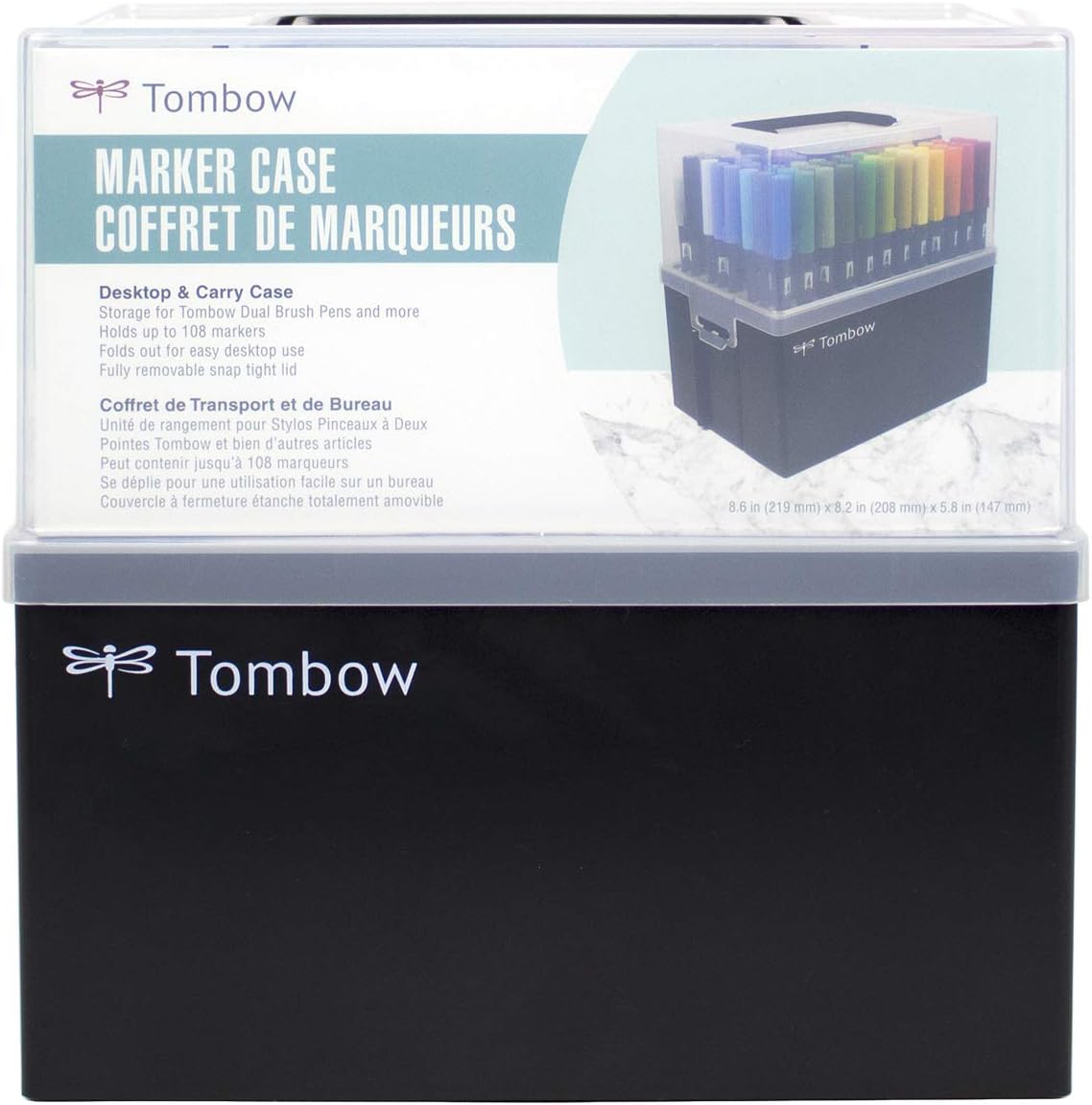 tombow 56179 dual brush pen art markers, 108, close-up detail