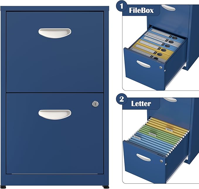 SteeLoong 2 Drawer File Cabinet - Image 6