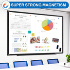 H-Qprobd Large Magnetic White Board Dry Erase Whiteboard - Image 3