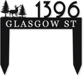 Personalized Metal Address Sign