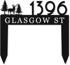 Personalized Metal Address Sign