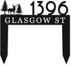 Personalized Metal Address Sign by HYTSIGN