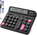 Desktop Calculator with Extra Large 5-Inch LCD Display, 12-Digit Two Way Power by yxzzhx