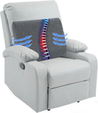 HOMBYS Lumbar Support Pillow for Recliner Chair, Memory Foam Back Support by HOMBYS