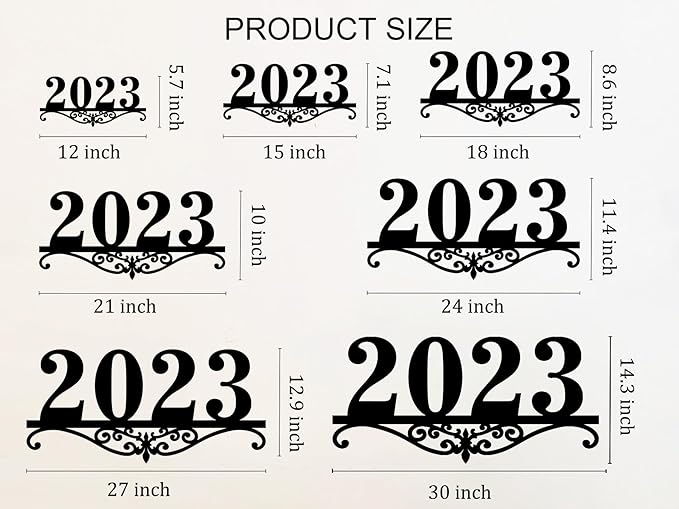 Personalized Horizontal House Numbers - Image 4