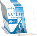 Laerjin Acrylic Sign Holder 8.5 x 11 by Laerjin