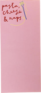 Graphique Pasta & Naps Magnetic Notepad, 100 Tear-Away Sheets by GraphiquedeFrance