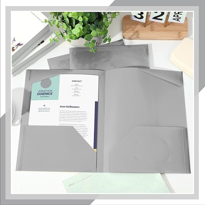Henoyso 36 Pcs Plastic Folders - Image 4