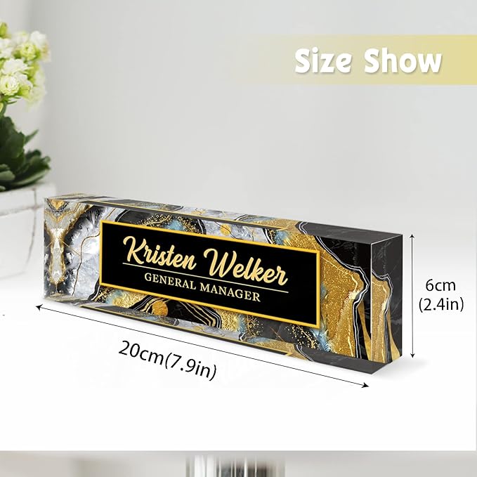 Personalized Name Plate, Custom Office Decor - Image 3