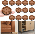 shouwuhho 12 Pack Furniture Risers Adjustable Bed Risers Heavy Duty Lifts by EnjoyLifeEnjoyHappiness