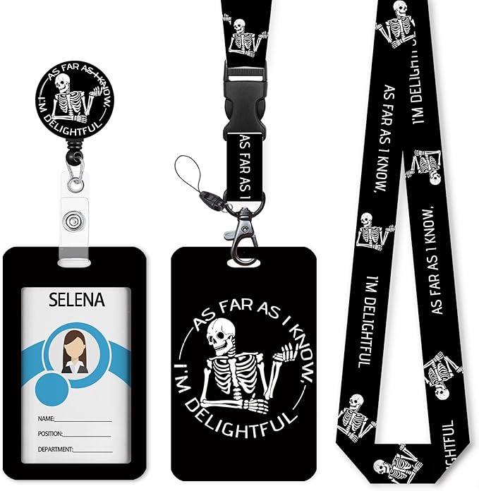 ID Badge Holder with Breakaway Lanyard, Lanyards by Mcapirivo