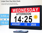 Véfaîî 11.5 Inch Extra Large Digital Clock - Image 4