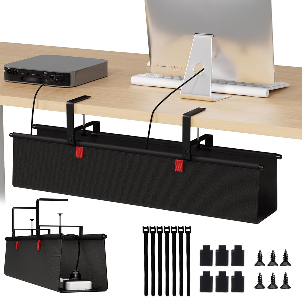 Under Desk Cable Management Tray