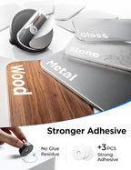 6-Pack Rotatable Cord Holder for Nightstand, LISEN 360°Rotating Magnetic Clips - Image 6