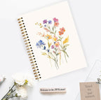 JWVK Vintage Wild Flower Botanical Plant Notebook 05, Rustic Spring Floral - Image 3