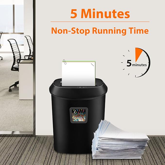 VidaTeco Paper Shredder 14-Sheet Cross-Cut Shredder - Image 8