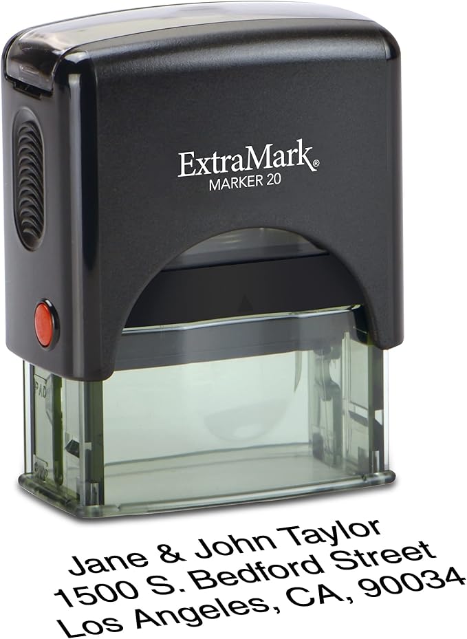 ExtraMark Return Address Stamp by ExtraMark
