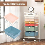 RELAX4LIFE 6-Drawer Rolling Storage Cart - Image 3