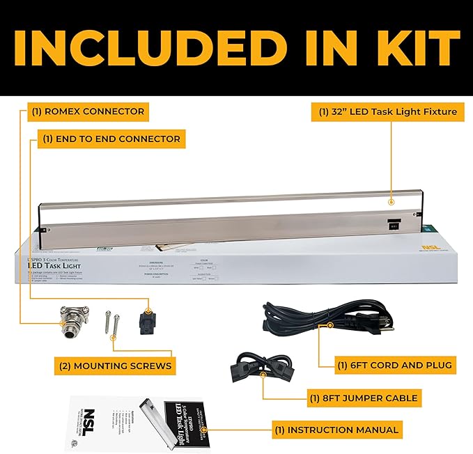 LED Under Cabinet Lighting Hardwired - Image 2