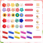 78 Pieces Push Pins Set Cute Thumb Tacks Decorative Flower Push Pins - Image 8