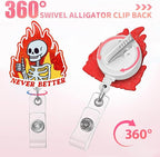 Aoryalps Never Better Retractable Badge Reel Holder Retractable - Image 4