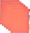 Amazon Basics 8-Tab Plastic Binder Divider by AmazonBasics