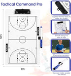 Double-Sided Basketball Coaching Clipboard & Dry Erase Whiteboard - Image 2