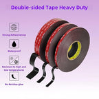 Gasenvan Double Sided Tape Heavy Duty, Mounting Adhesive Tape 1/4 in x 15.4 ft - Image 3
