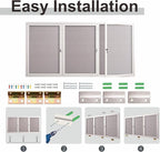 71x36 Inch Lockable Enclosed Bulletin Board, Weather-Resistant Outdoor - Image 5