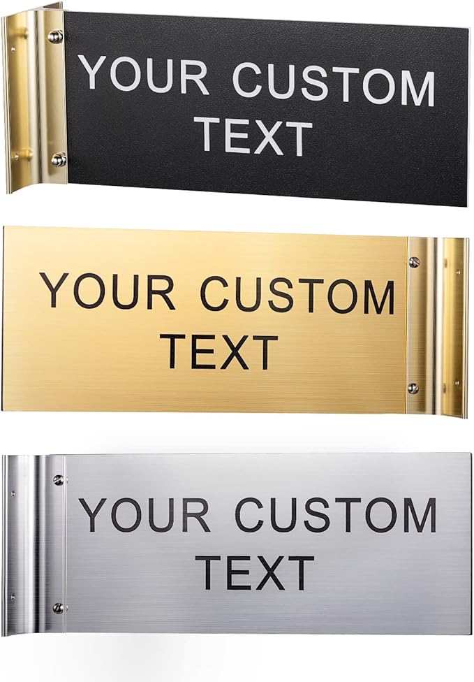 Custom Double-Sided Corridor Sign Personalized Hallway Corridor Sign Door Flag - Image 2