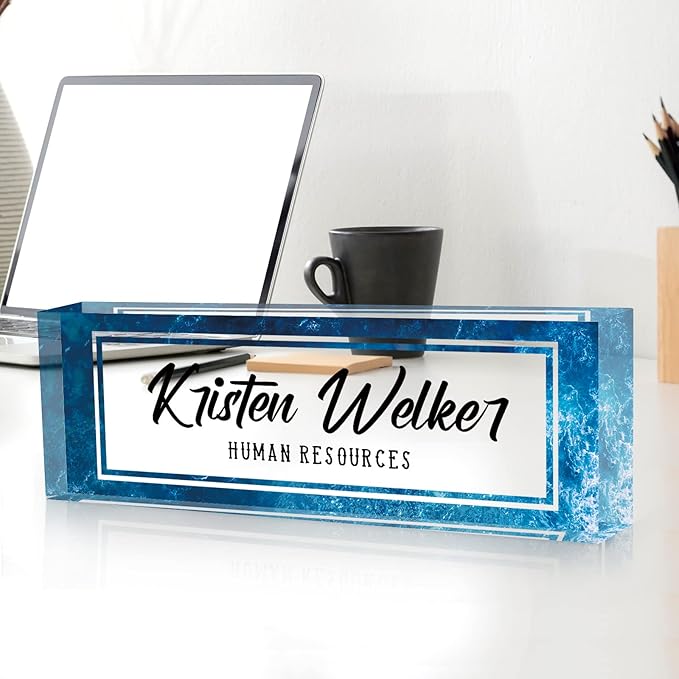 Custom Name Plate for Desk, Desk Name Plate Personalized, Office Decor for - Image 4