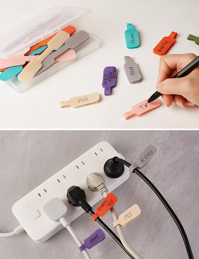 SINGDARIC Cable Labels Large Size, Reusable and Versatile - Image 2