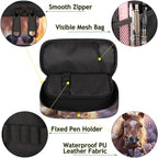 Pardick Pencil Case，Horse 3D Big Capacity Pencil Pouch Coin Pouch Stationery - Image 5