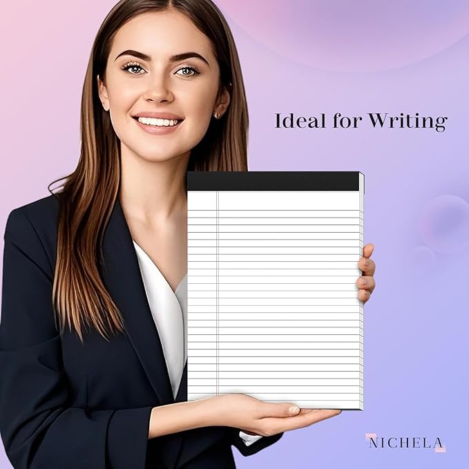 12 Pack Legal Pads 8.5 x 11 Wide Ruled Note Pads 8.5 x 11 Inch Notepads Micro - Image 5
